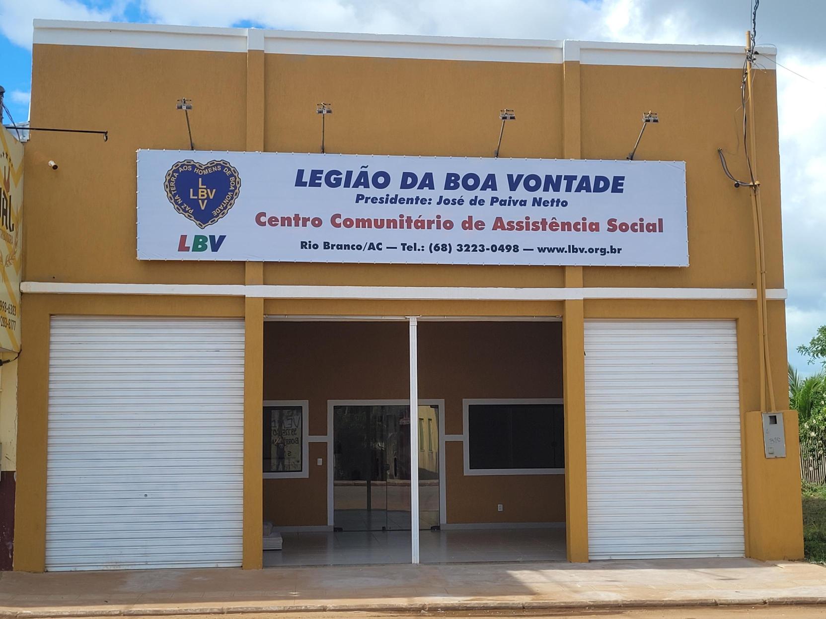 Legião da Boa Vontade inaugura novas instalações de sua unidade em Rio  Branco - AcreNews