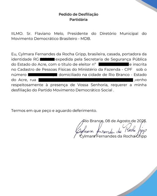 Esclarecimentos sobre filiação e desfiliação partidária