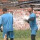 O goleiro Bruno treinou na manhã dessa segunda-feira (16), no Campo do Vasco. Foto: TV5 Esporte