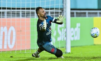 O goleiro Bruno durante treinou de cobranças de pênaltis. Foto: Sueli Rodrigues