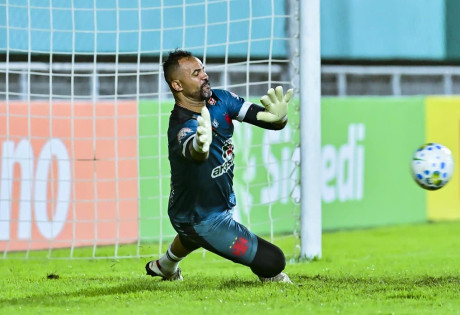 O goleiro Bruno durante treinou de cobranças de pênaltis. Foto: Sueli Rodrigues