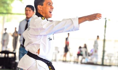 Historiador, caricaturista e artista plástico, Enilson Amorim é membro da Academia Acreana de Letras (AAL). Autor de diversas publicações sobre o folclore amazônico regional, também se dedica à prática do taekwondo. / Foto: Clemerson Ribeiro