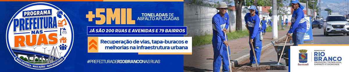 Banner Prefeitura de Rio Branco